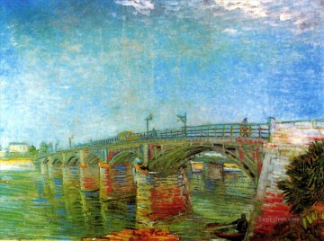 El puente del Sena en Asnieres Vincent van Gogh Pinturas al óleo